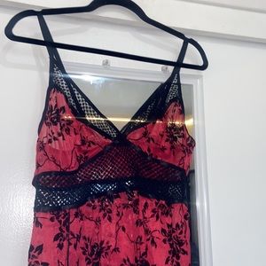 Stretchy Mesh Floral Slip